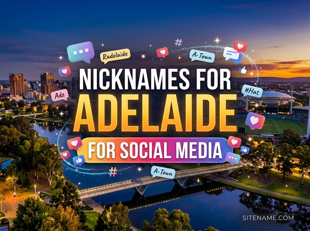 Nicknames For Adelaide For Social Media