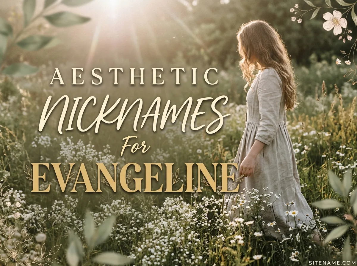 Aesthetic Nicknames For Evangeline
