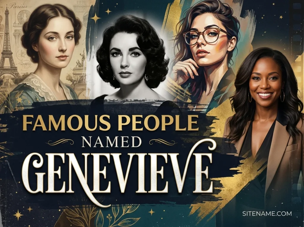 Famous People Named Genevieve