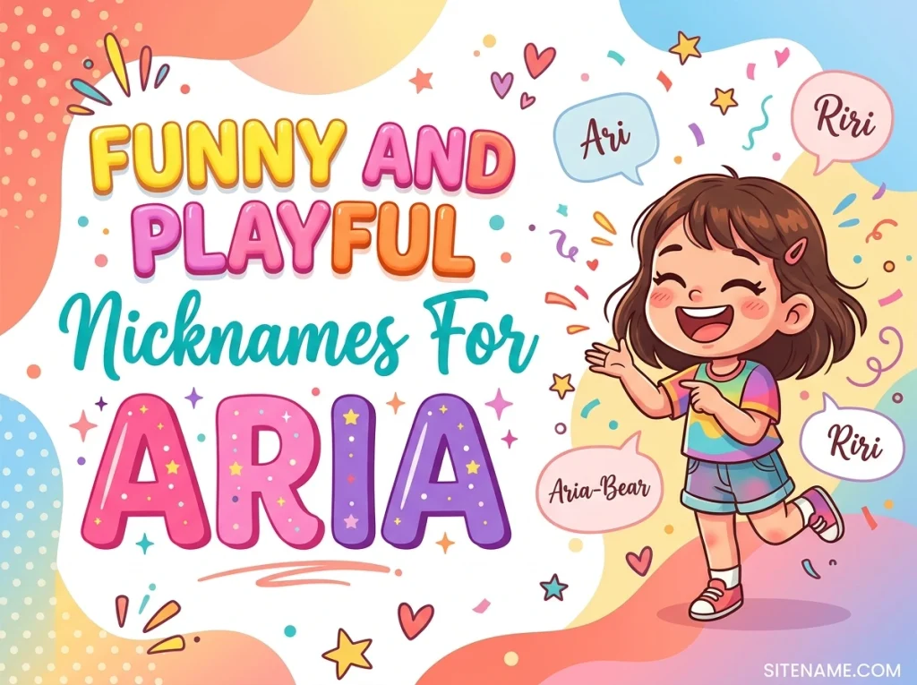 Funny And Playful Nicknames For Aria