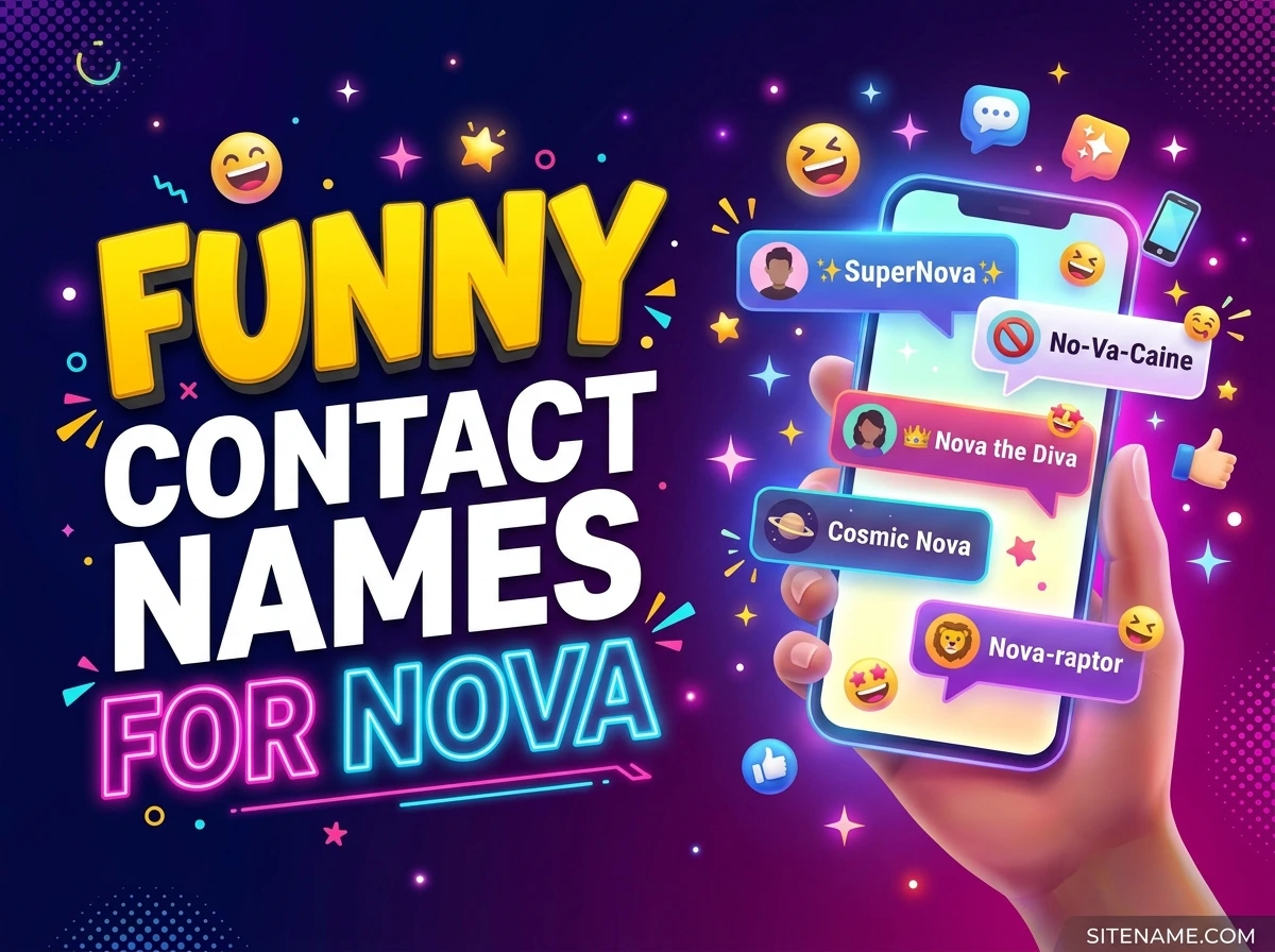 Funny Contact Names For Nova
