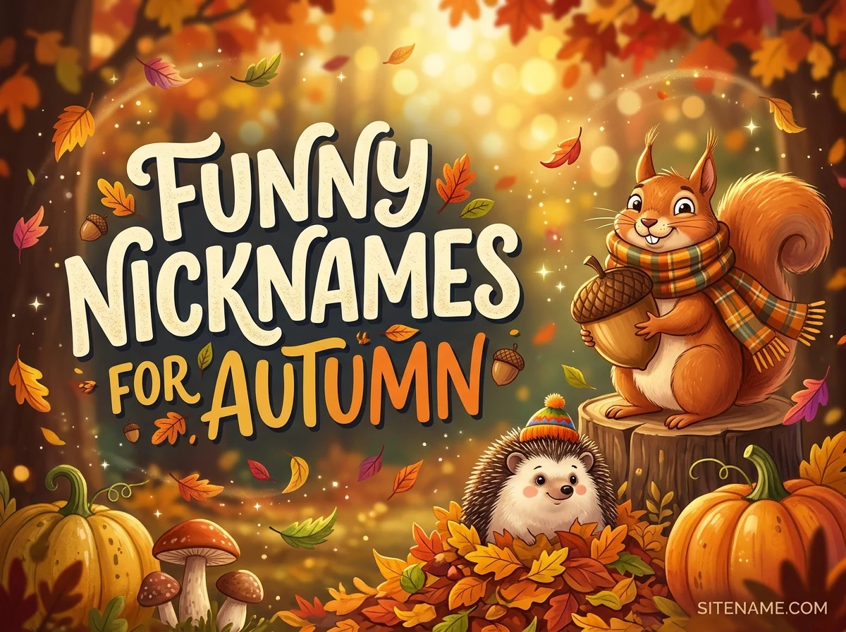 Funny Nicknames For Autumn