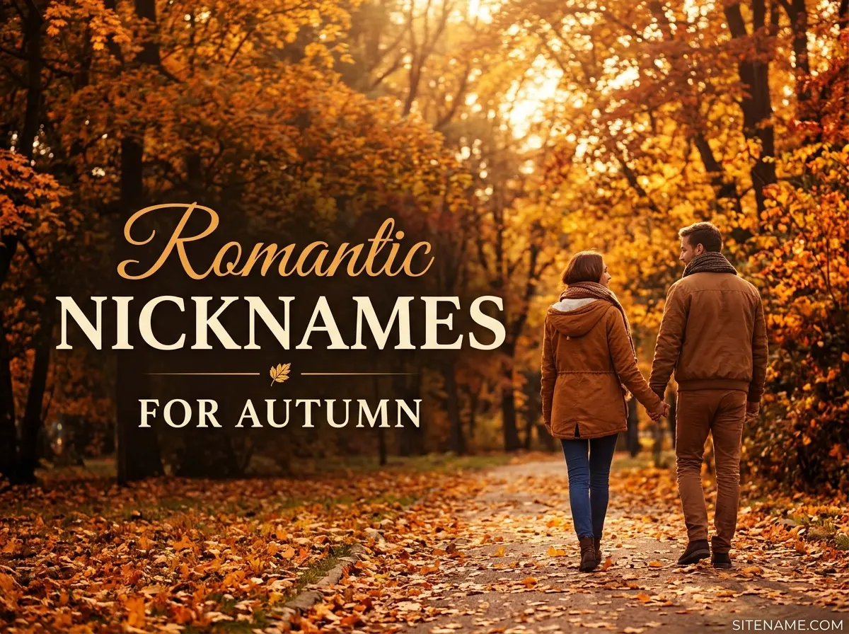 Romantic Nicknames For Autumn