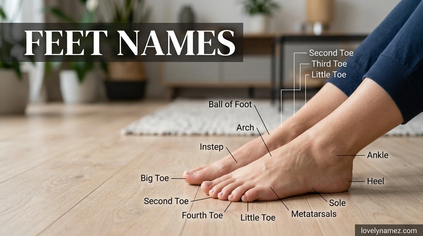 Feet Names