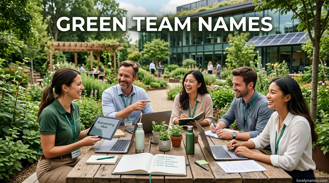 Green Team Names