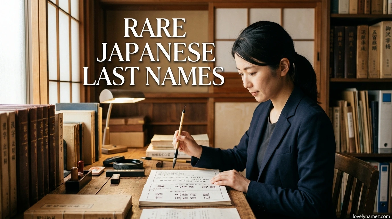 Rare Japanese Last Names