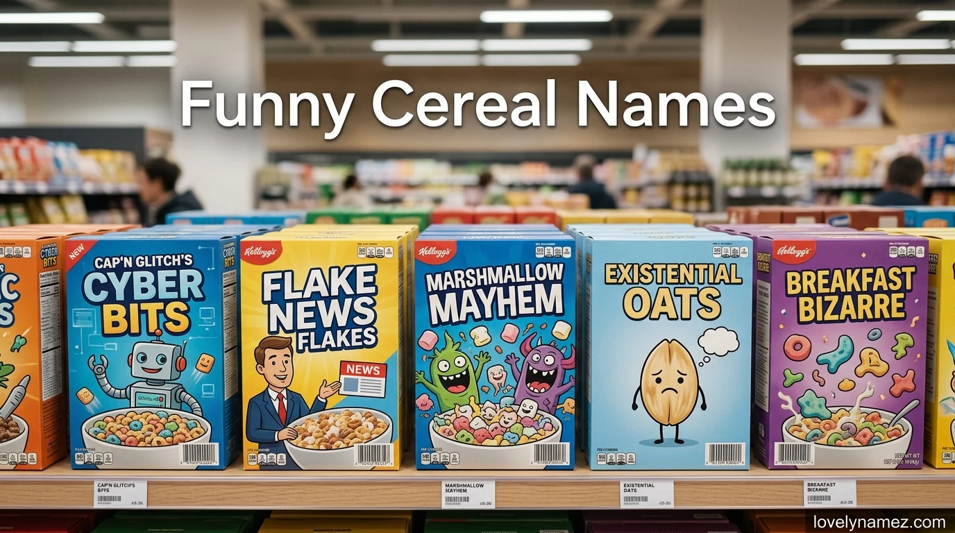 Funny Cereal Names