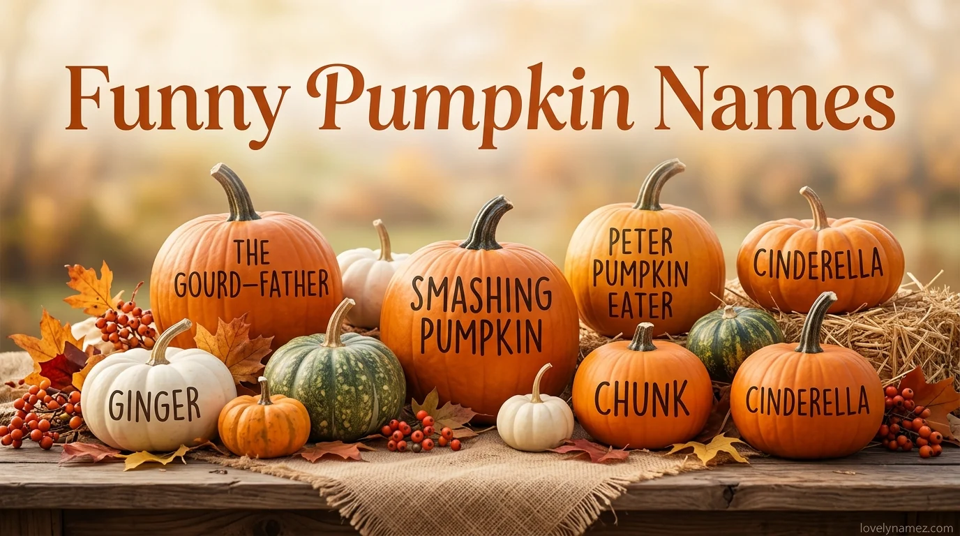 Funny Pumpkin Names