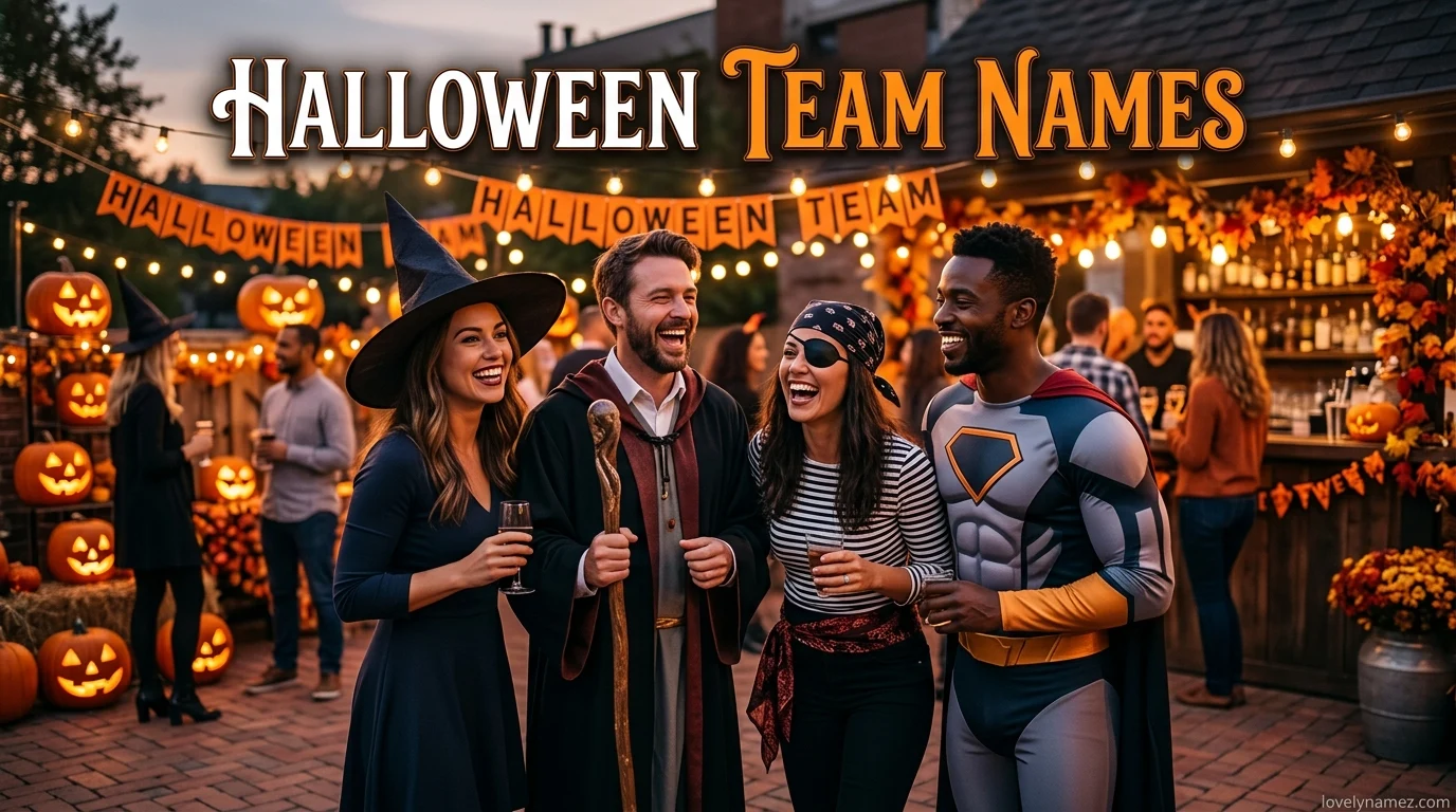 Halloween Team Names