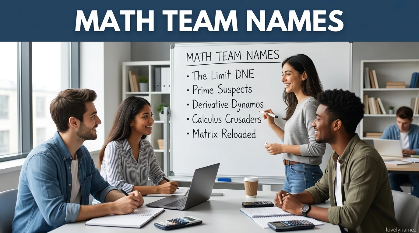 Math Team Names