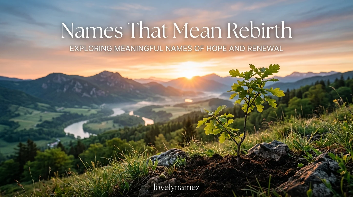 Names That Mean Rebirth
