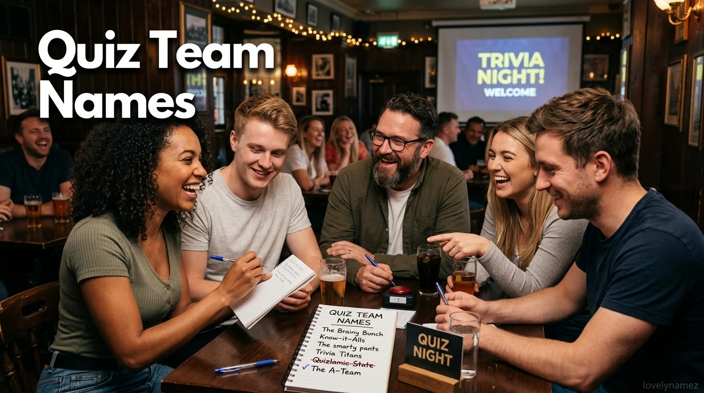 Quiz Team Names