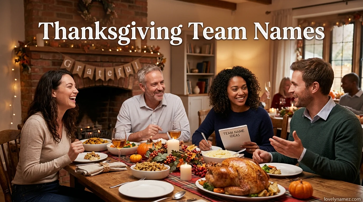 Thanksgiving Team Names