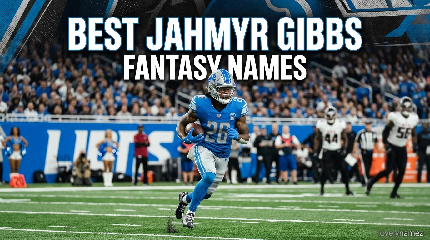 Best Jahmyr Gibbs Fantasy Names