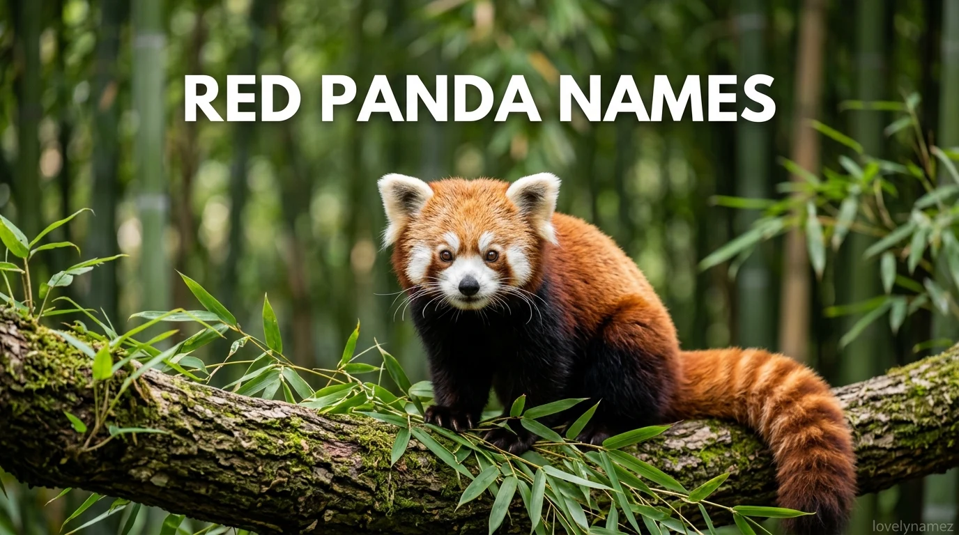 Red Panda Names