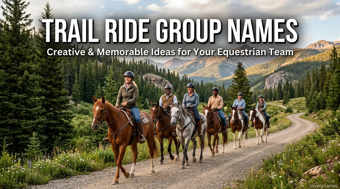 Trail Ride Group Names