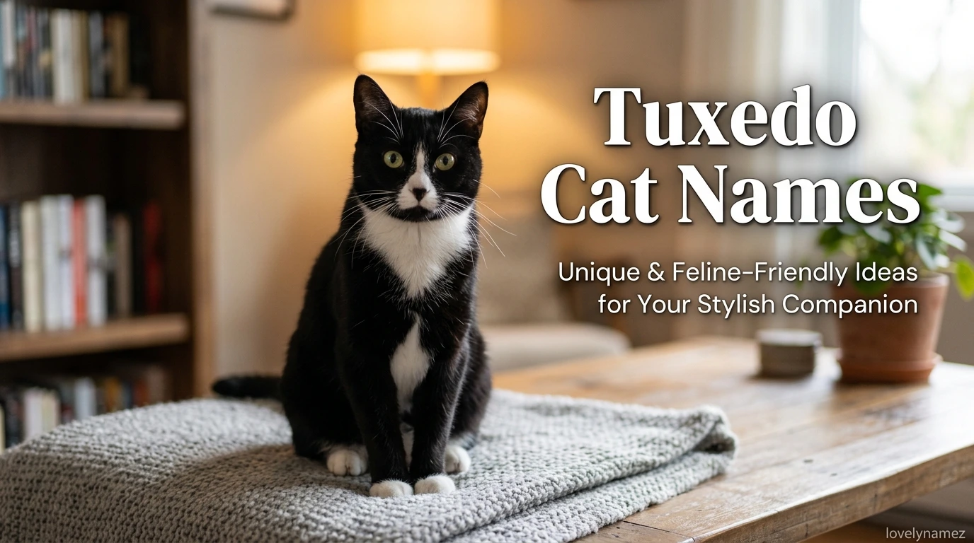 Tuxedo Cat Names