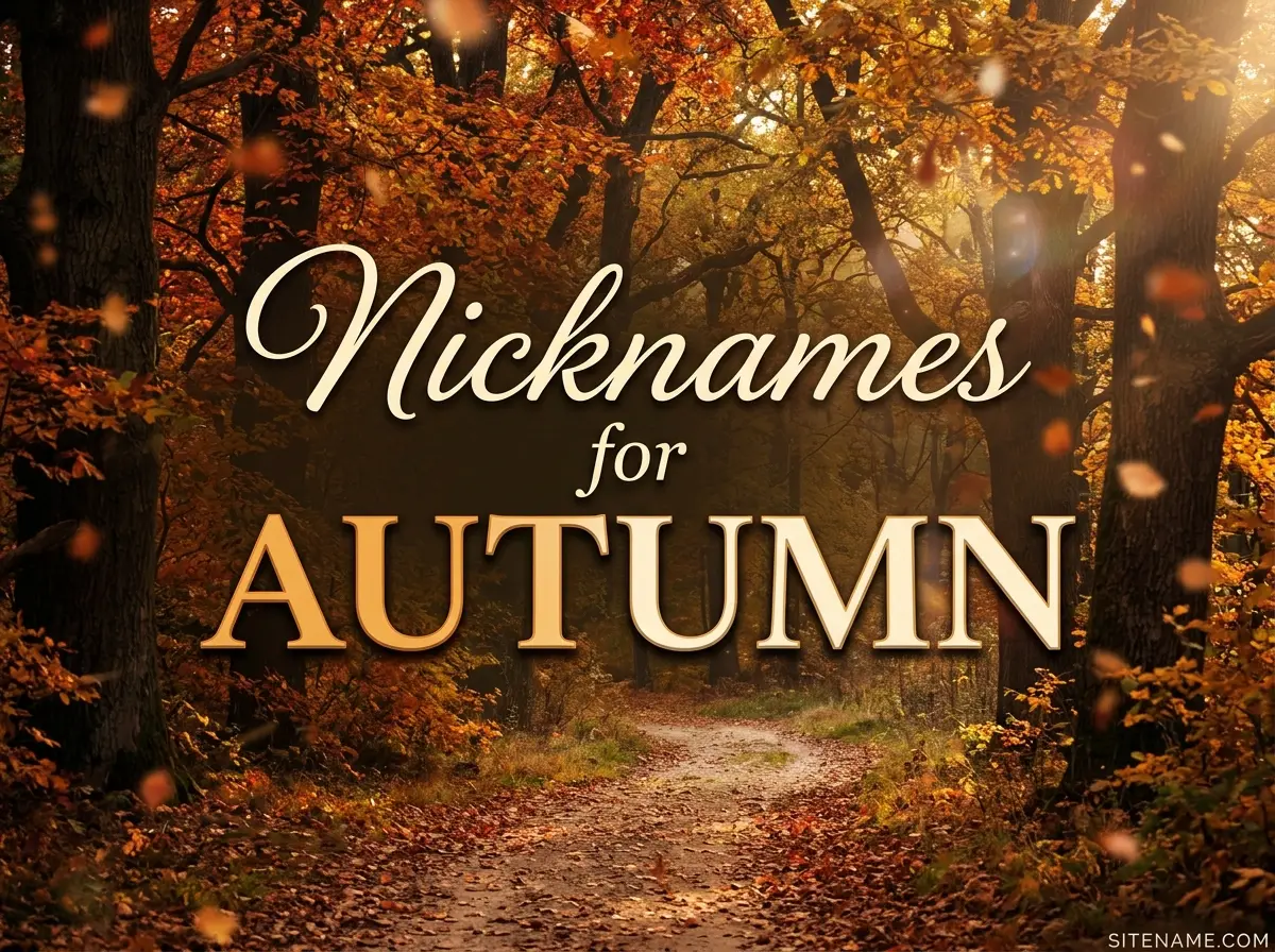 Nicknames For Autumn